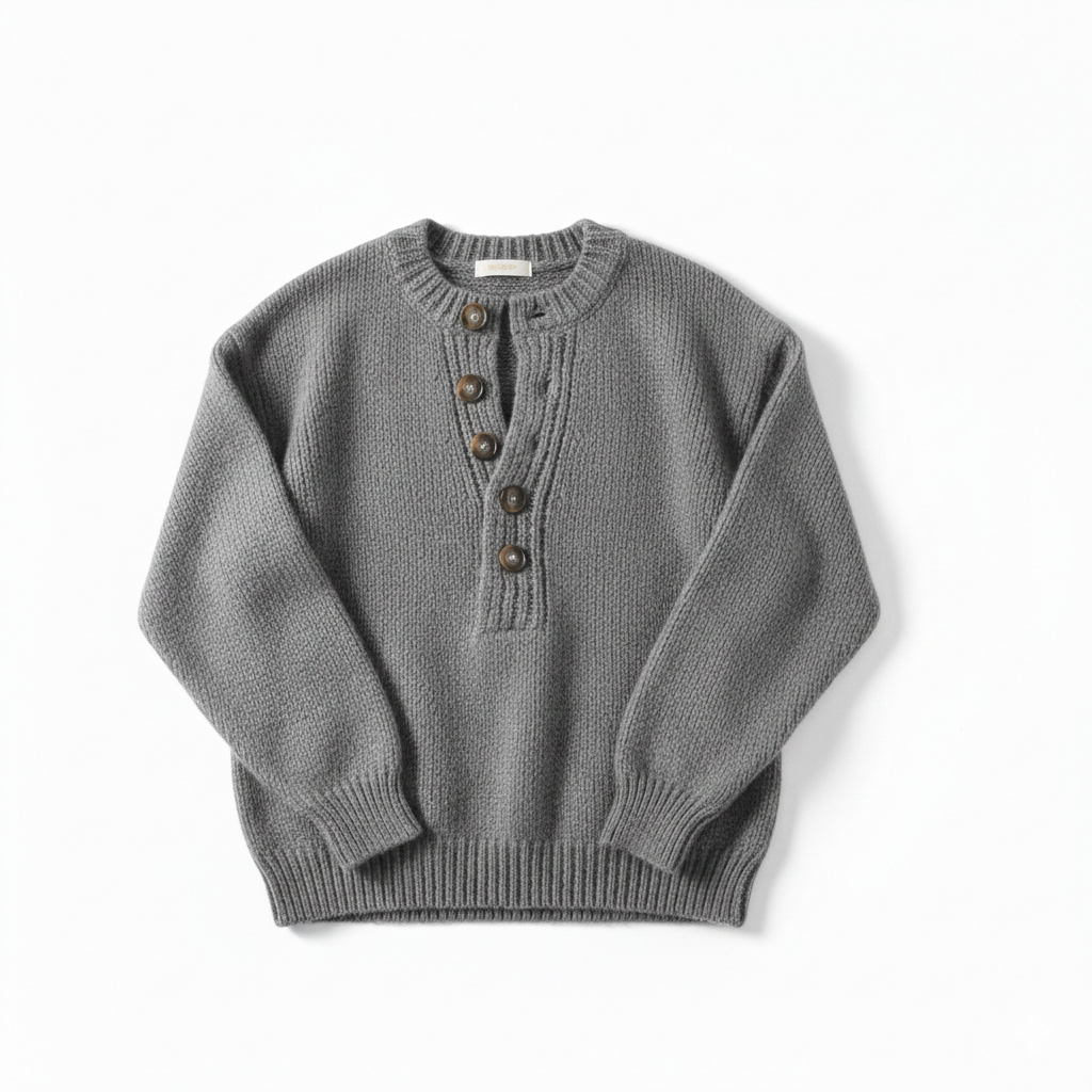 レトロオーバーグレーセーター