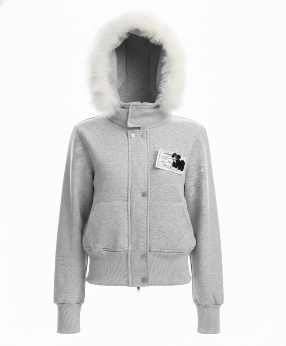 アメリカンファーフード付きアウター