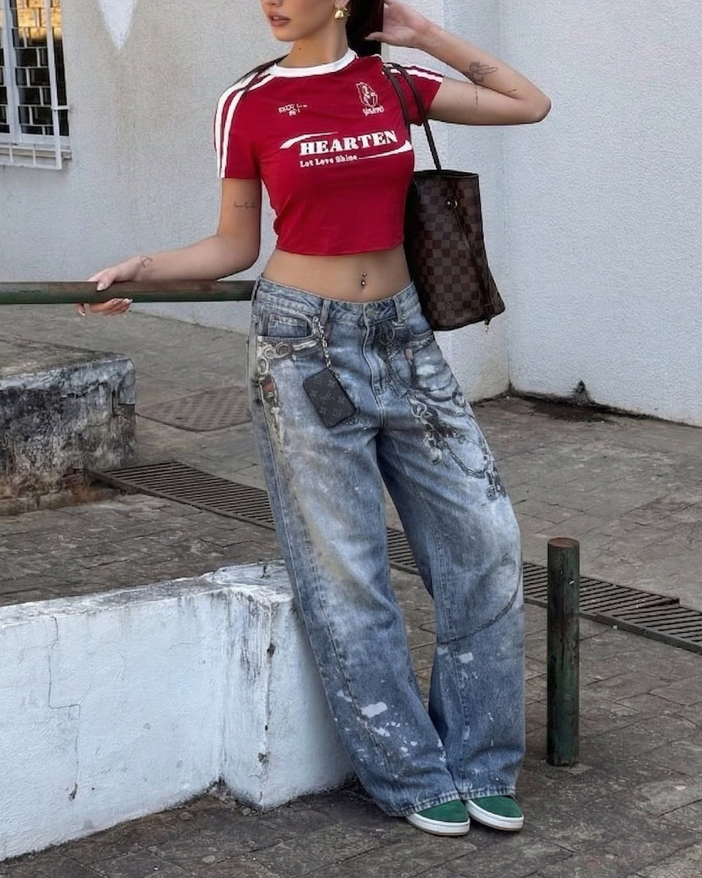 アメリカンストリートバギーデニム