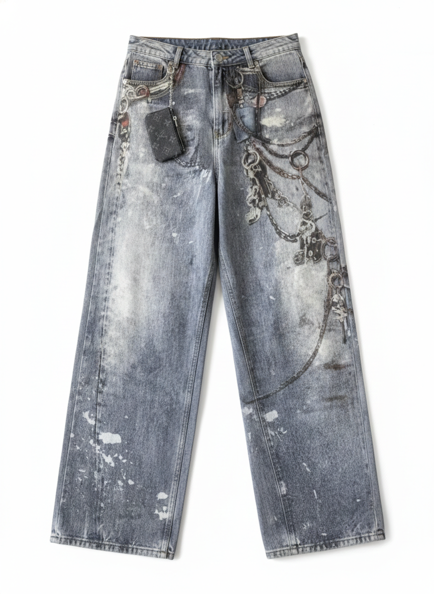 アメリカンストリートバギーデニム