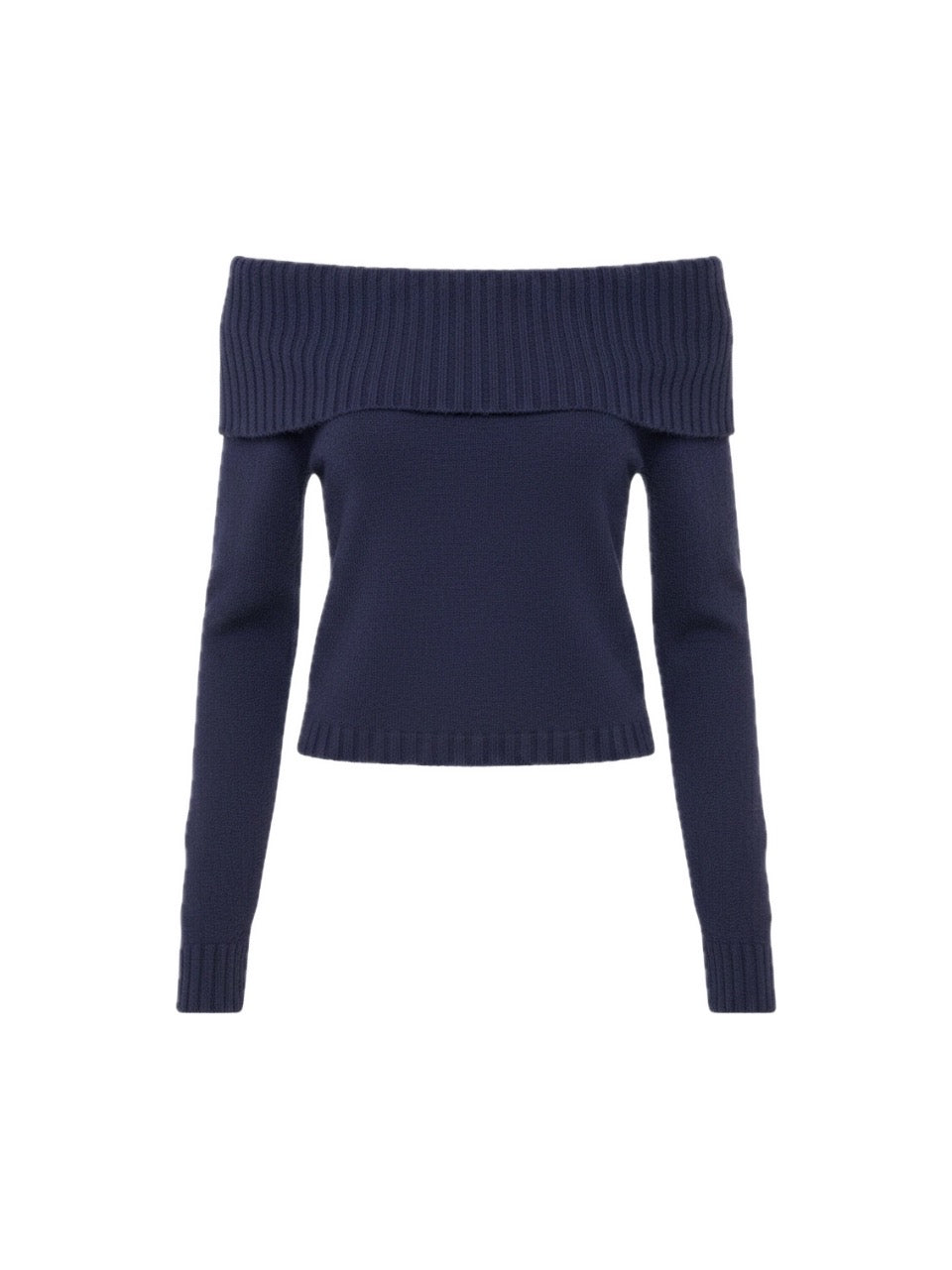 オフショルダーニットトップス