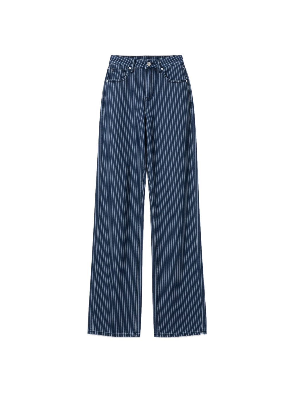 アメリカンレトロストライプワイドデニム