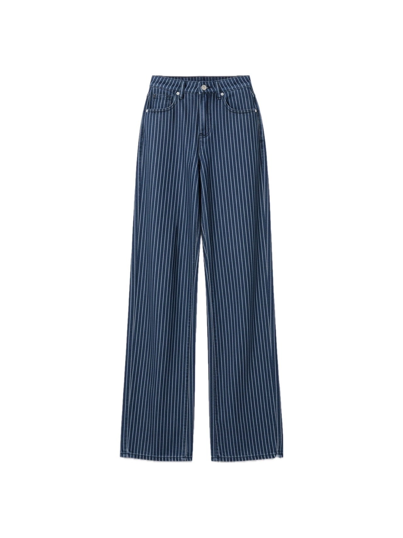 アメリカンレトロストライプワイドデニム