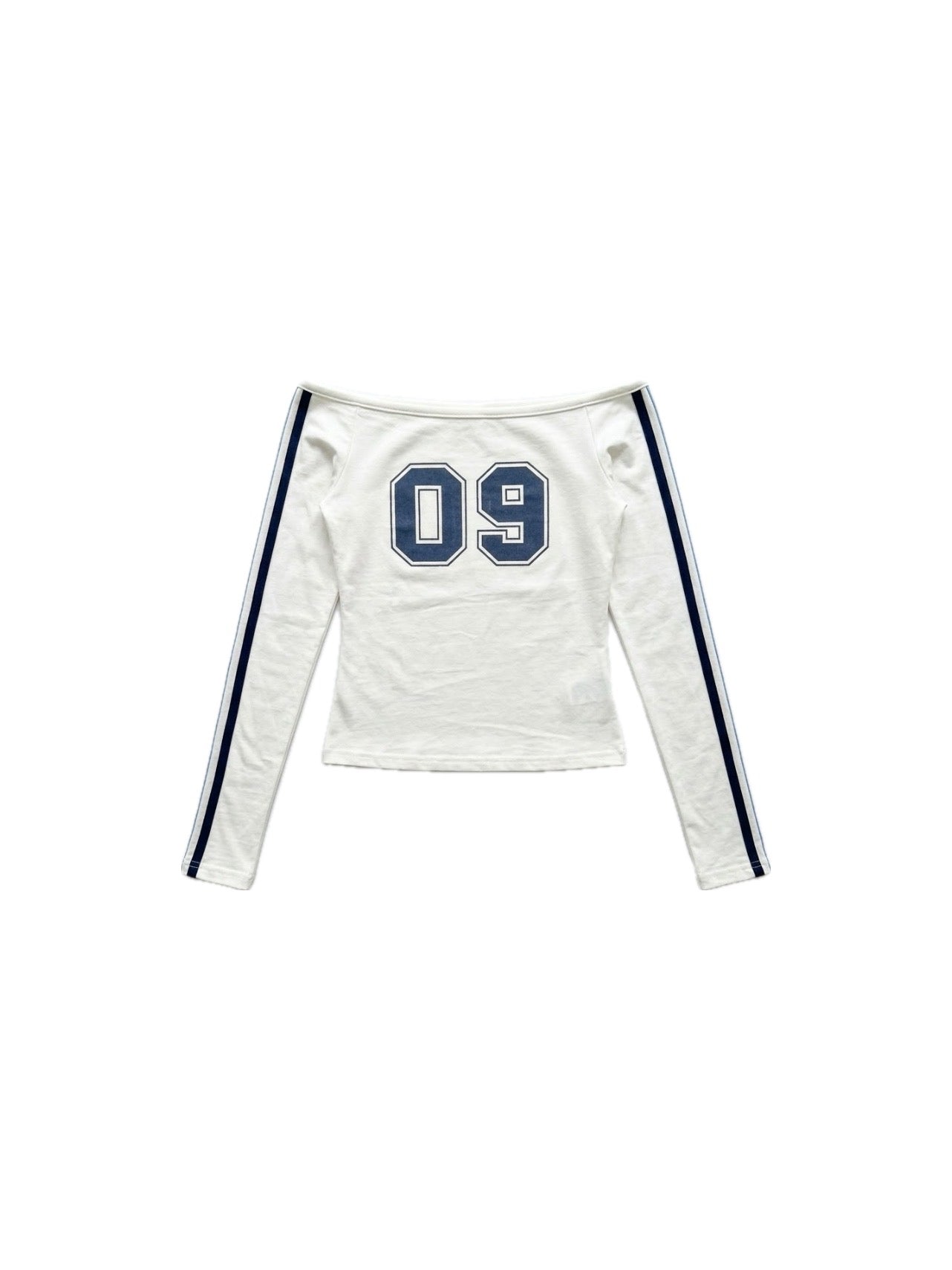 オフショルロゴトップス