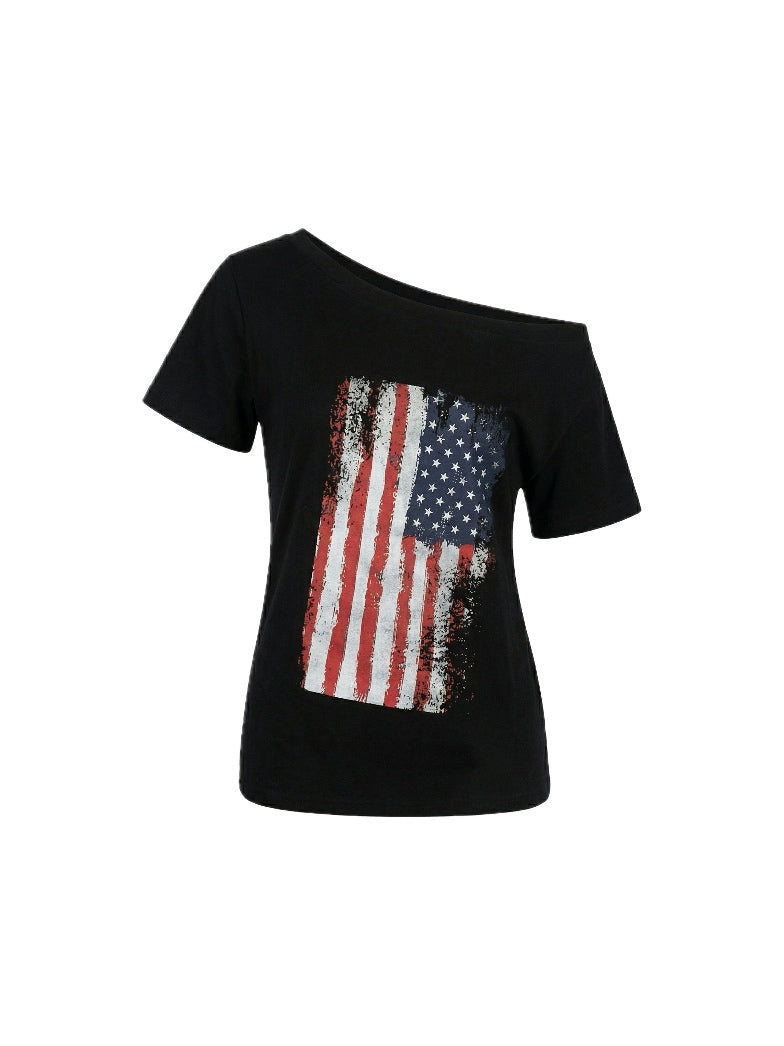 アメリカンワンショルダートップス