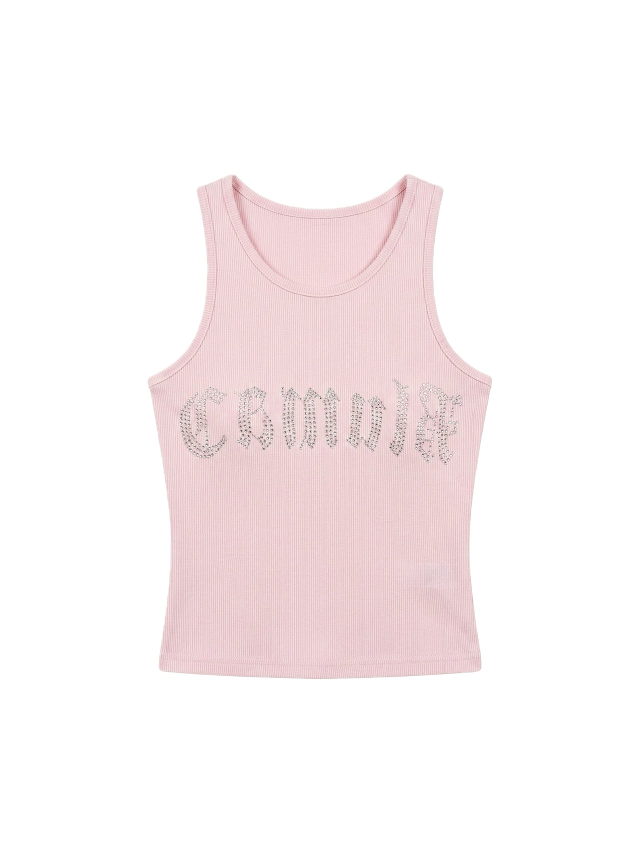 パット付きロゴタンクトップ