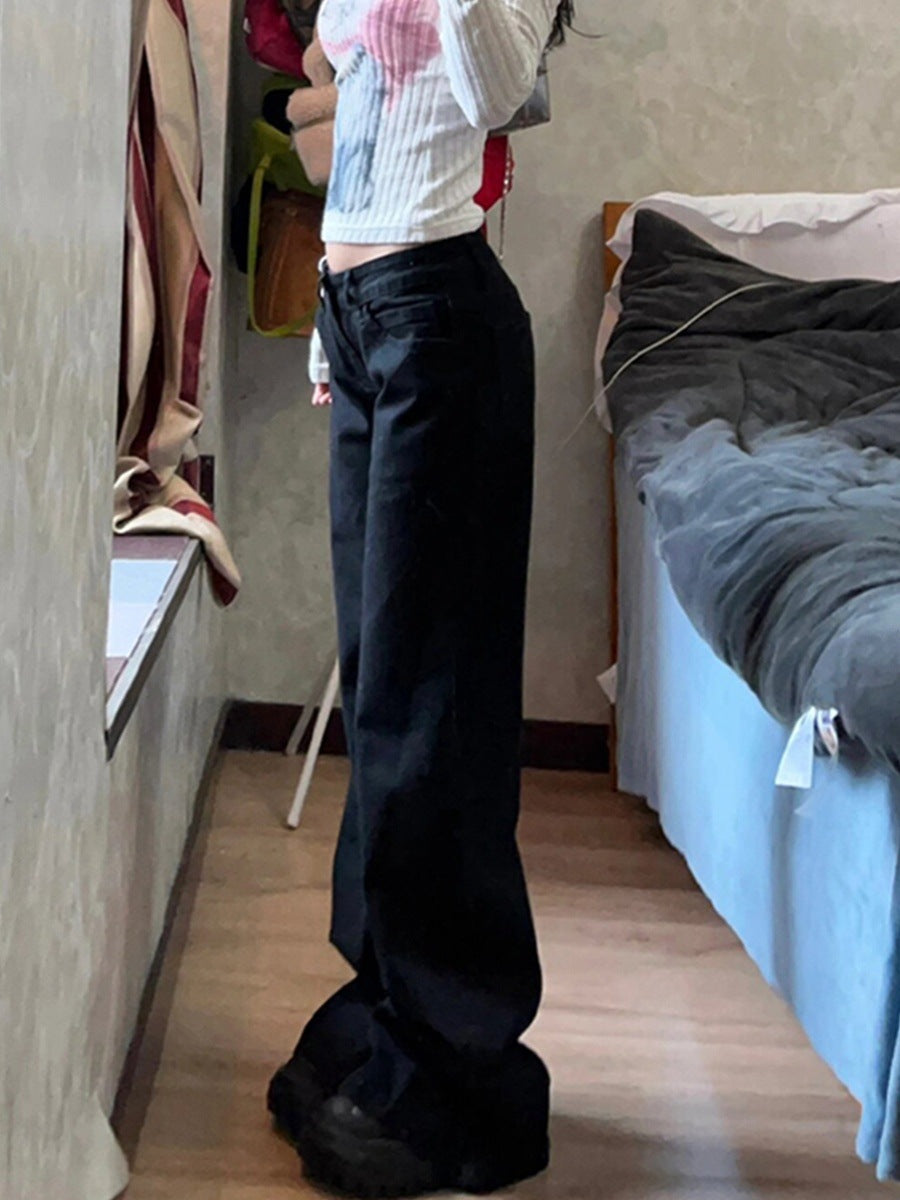 ブラックフレアデニム
