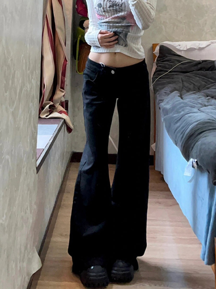 ブラックフレアデニム