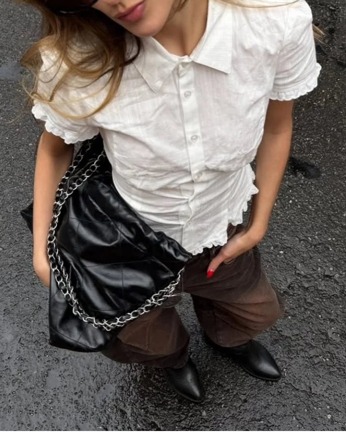 アメリカンレトロブラウス