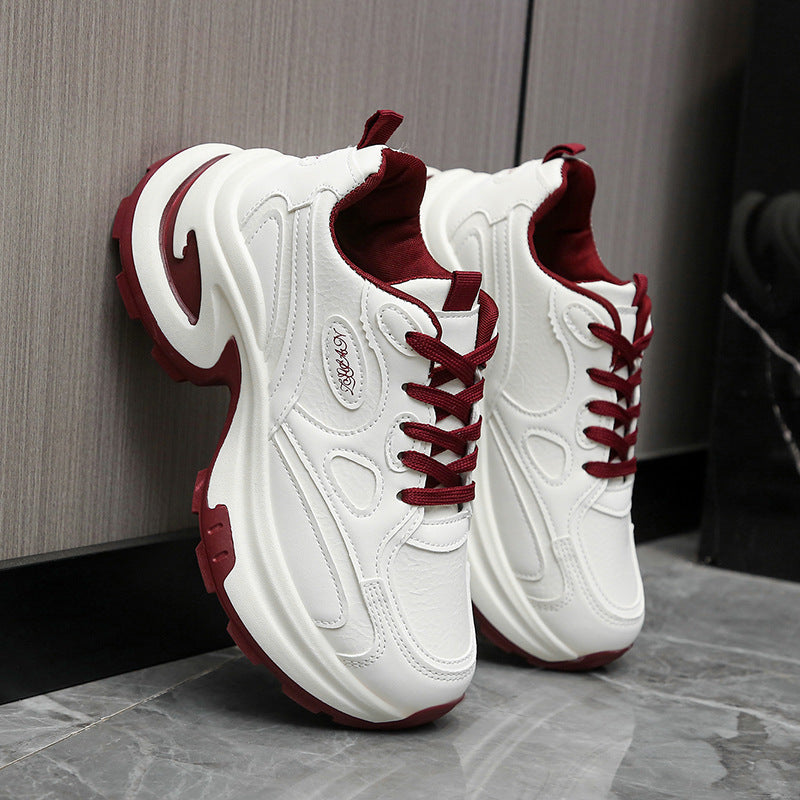 厚底カジュアルシューズ